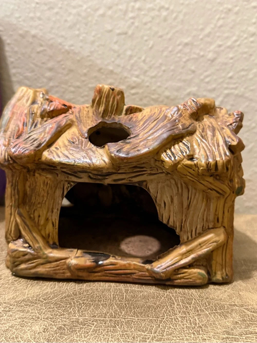 Halloween Ghost Pumpkin Village house Unbranded Brown & Orange Decor